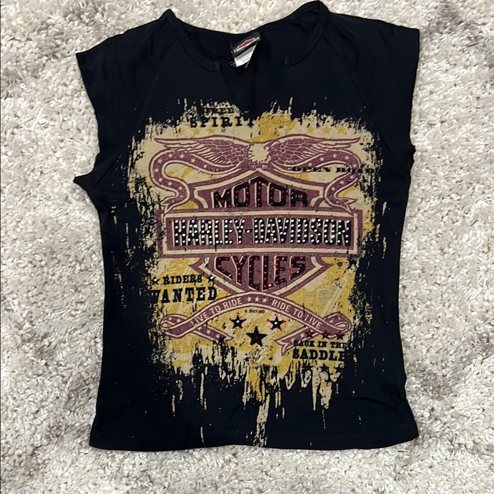 Harley-Davidson Black Graphic Tee